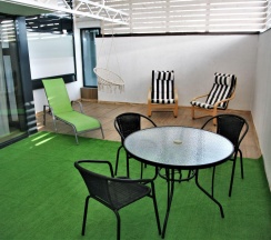 4-местный номер полулюкс с патио в Браво