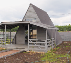 A-frame house в Семейная ферма