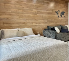 Студия до 4-х гостей (объект №221). Высотка в районе ЖД Вокзала в Атмосфера Сна