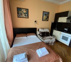 Апартаменты с 1 спальней и видом на море. в Joy apartments