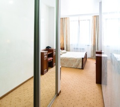 Двухместный номер Superior двуспальная кровать в Черноморская