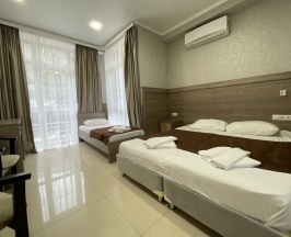 Номер Deluxe с балконом и с красивым видом из окна в Альтаир