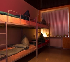 Кровать в общем номере (женский номер) в Хостелы рус Коломенская