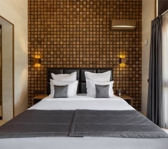 Делюкс с балконом и видом на горы в Stellar collection chalet, Krasnaya Polyana
