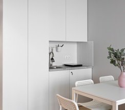 Апартаменты Делюкс двуспальная кровать в Апарт-отель Nordy Homes Minsk