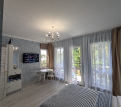 Двухместная студия на 3-м этаже с видом на море в Агава