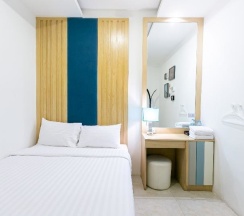 Двухместный номер Standard с видом на город двуспальная кровать в The Bedrooms Hostel Pattaya