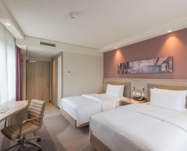 Двухместный номер для некурящих 2 отдельные кровати в Hampton by Hilton Frankfurt City Centre East