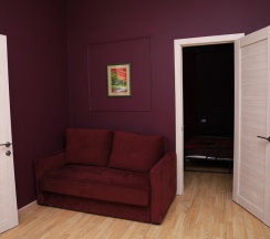 Шестиместные апартаменты с красивым видом из окна в Аибга