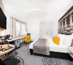 Двухместный номер Superior двуспальная кровать в Mercure Budapest City Center Hotel