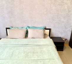 Двухместная студия с видом на достопримечательность двуспальная кровать в Турецкий фонтан