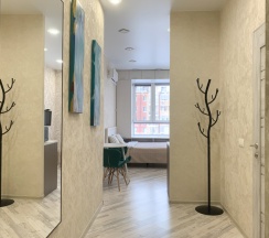 студия стандарт с видом на город для 1-2 гостей (центр, ул. Сакко, 24, "Vivaldi"), 515 в Viva aparts