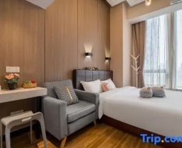 Четырёхместный номер Family Дуплекс в Meego Qingwen Hotel