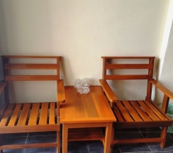 Двухместный номер Standard с балконом двуспальная кровать в Rattana Guesthouse & Bungalow