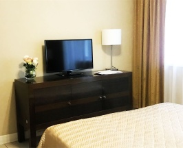 Стандарт с сауной и 1 двуспальной кроватью (1 этаж) в Vania rooms
