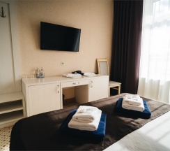 Двухместный номер Delux с кроватью размера "KingSize" и балконом в GemstHotel&SPA
