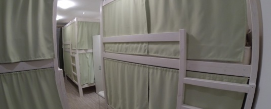 Место в общем 8-ми местном номере в Run hostel
