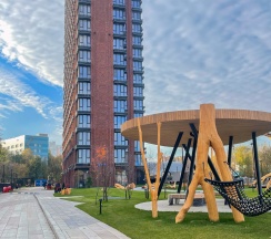 Квартира в Апартаменты на Окружной проезд, 10Б