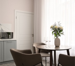 Люкс с 1 спальней и кухней-гостиной в Academia Васильевский