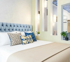 Двухместная студия с видом на город (двуспальная кровать) в Elite Apartments