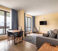 Улучшенные апартаменты с 2 спальнями  ( одна двуспальная кровать и две односпальные) в Skypark