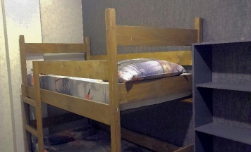 Кровать в 2-местном общем номере (без окна) (удобства на этаже) в Созвездие+