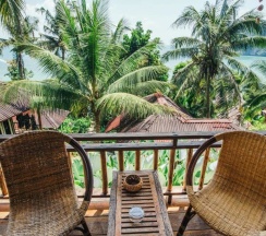 Бунгало с видом на море в Railay Garden View Resort