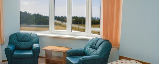 Номер стандарт с 2 односпальными кроватями в Байкальская гавань