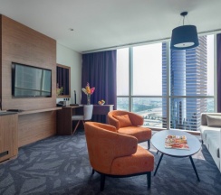 Двухместный полулюкс двуспальная кровать в Park Regis Business Bay