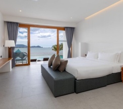 Двухместный номер Deluxe с видом на море двуспальная кровать в X-sea khanom Harbor Bay Resort