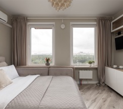 Veranda - 2х местные апартаменты-студия у Ботанического сада (13 этаж) в Smart Lofts Moscow