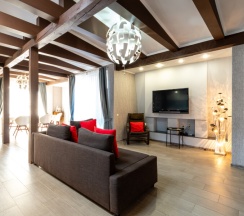 4 комнатный люкс с кухней и балконом в Venezia