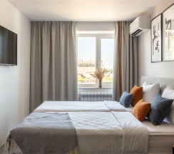 Студия с 2  раздельными кроватями в Apartments&Hotel Trend