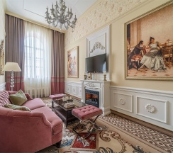Люкс Двухкомнатный с кроватью «king-size» в Albora Boutique Hotel