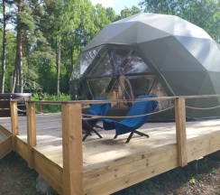 Сфера с купелью в Eco-Lake