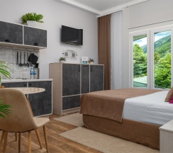 APART DOUBLE LUX (2 спальни КОННЕКТ) до 5 гостей в Park & House Hotel