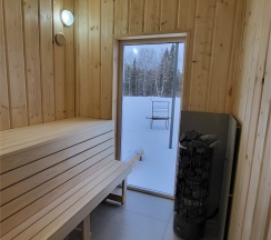 Большой дом с сауной и террасой в Biathlon Village