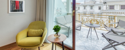Двухместный номер Executive с частичным видом на море 2 отдельные кровати в Electra Palace Thessaloniki
