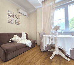 DELUXE APARTMENT ОДНОКОМНАТНАЯ КВАРТИРА С ВИДОМ НА ГОРЫ в Deluxe apartments