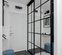 Ocean - премиум-апартаменты с отдельной спальней около м.Сокол (10 этаж, до 4 гостей) в Smart Lofts Moscow