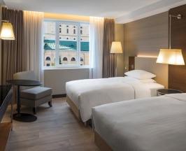 Номер Делюкс с 2-я раздельными кроватями с видом на город в Sheraton Nizhny Novgorod kremlin