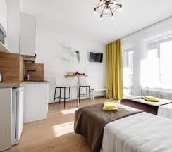 2-местные апартаменты студия в ApartMe на проезде 1-й Предпортовый