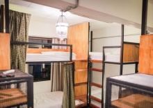 Кровать в общем номере в De Pumkiin Hostel Ayutthaya