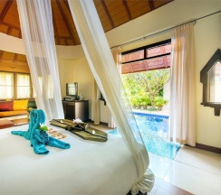 Двухместная вилла Diamond двуспальная кровать в Курортный отель Chada Lanta Beach Resort