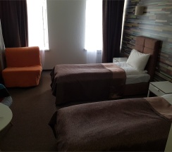 Двухместный номер с двумя раздельными кроватями в Шале де Прованс