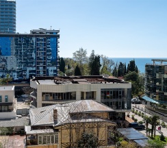 Двухкомнатный DeLuxe с одной спальней (6 этаж) в Real Apartments Sochi