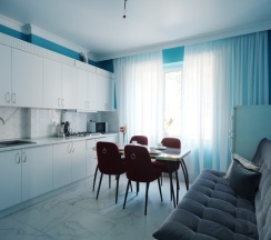 Однокомнатные апартаменты comfort в Alantau