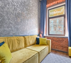 двухуровневый четырехместный номер в Tuchkov hotel