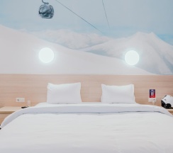 Номер стандарт с 1 двуспальной кроватью в Boogel Woogel bar&hotel