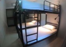 Кровать в общем номере в Koh Tao V Hostel